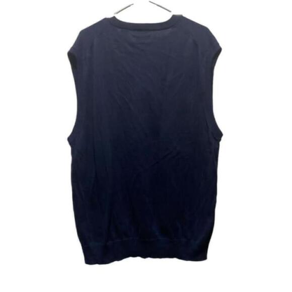 Men's Chaps Men’s Navy Blue Sweater Vest Size XXL Like new condition - Picture 2 of 3